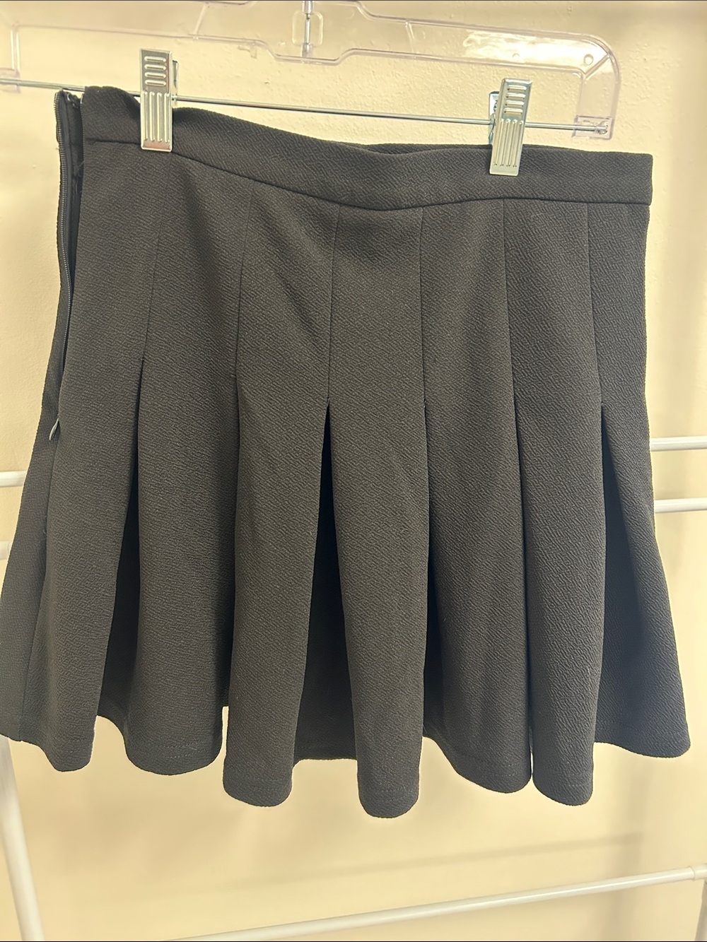 SHEIN Black Circle Skater Skirt